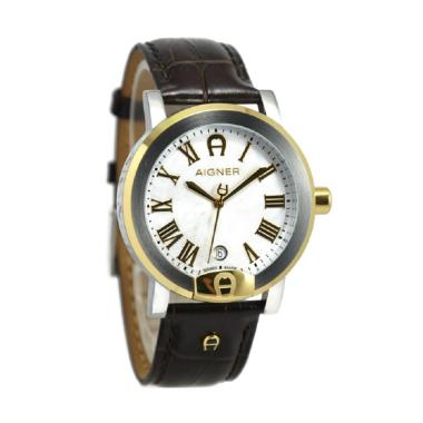 Aigner A103107 Treviglio Jam Tangan Pria - Hitam Ring Gold