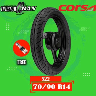 Ban Motor Matic // CORSA S22 70/90 Ring 14 Tubeless ts295