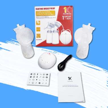 OEM ONE - C24 Pompa Asi Elektrik Otomatis 2 Botol Susu | Double Breast Pump Electric Automatic Breas