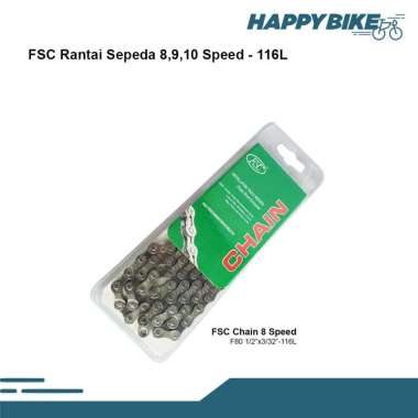 Rantai Sepeda FSC Bicycle Chain MTB Road Bike Stainless 8 9 10 Speed - 8 Speed F80 8 Speed F80