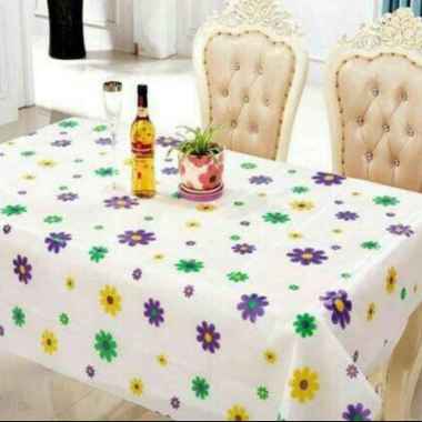 Taplak Alas Meja Anti Air Waterproof PEVA Table Cloth