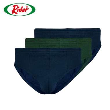 Rider Celana Dalam Pria Briefs - Multicolor [3 pcs/ R322B] L Multicolor