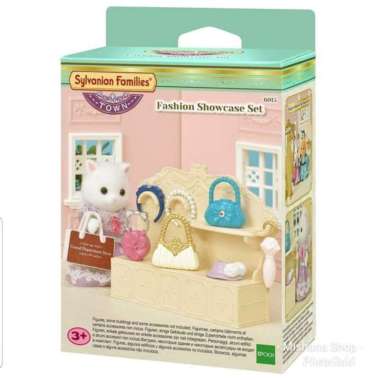 Sylvanian Family Fashion Showcase Toko Tas Perhiasan Wanita Set