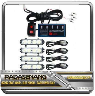 Lampu LED Strobo Grill/Lampu LED Strobo Set/LED Strobo 4 Titik++++....