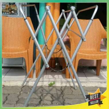 jemuran handuk aluminium lipat / binakarya alpha