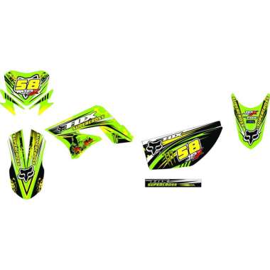 striping decal klx lawas disain suka suka