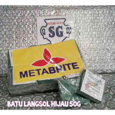 Batu Poles Langsol Hijau / Batu Poles Ijo / Batu Polos Gosok Stainless