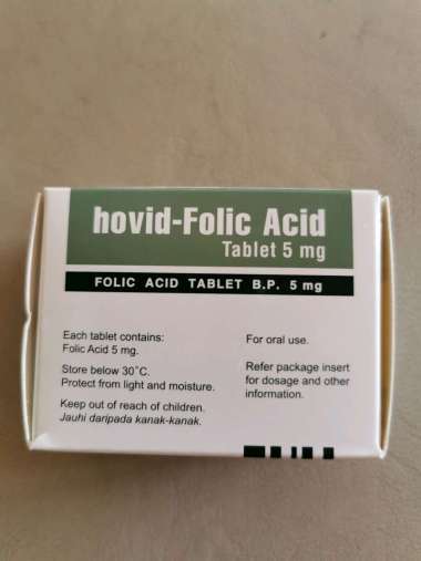 hovid-folic acid 5mg