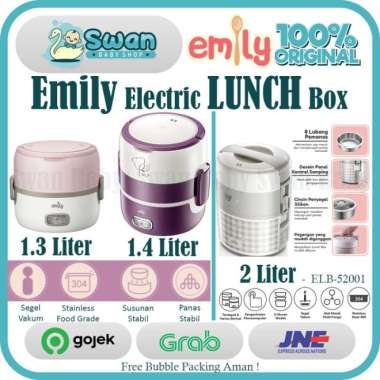 Emily Electric Lunch Box / Penghangat Makanan Bayi / Bekal Piknik - 1.3 Liter