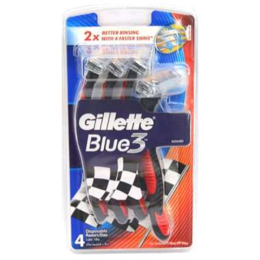 GILLETTE BLUE 3 COMFORT RAZOR 4'S
