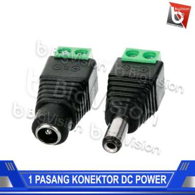 KONEKTOR POWER CCTV 1 SET JACK POWER
