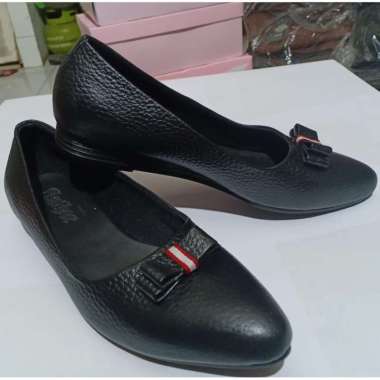 COD SEPATU WANITA PANTOFEL PLAT LOAFERS KULIT ASLI
