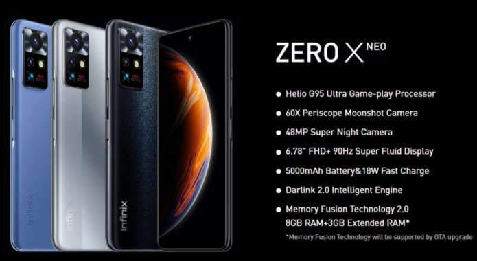 Infinix Zero X Neo 8/128 GB silver
