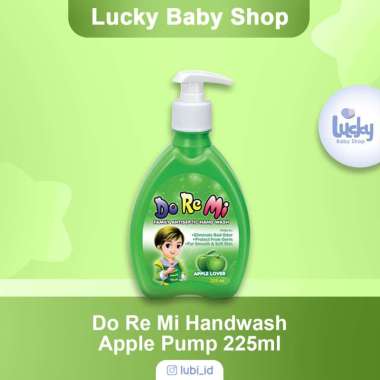 DOREMI HAND WASH APPLE PUMP 225 ML