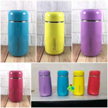 Tumbler Dubblin Mini 260ml Tumblr Termos Air Minum Stainless steel (ungu..biru.. kuning..fanta)