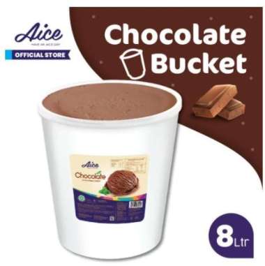 AICE Chocolate Bucket Ice Cream Es Krim Ember 8L Eskrim Coklat