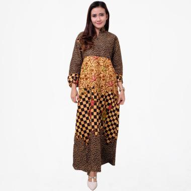 Jual Model Gamis Terbaru Kombinasi Batik Online Harga Baru