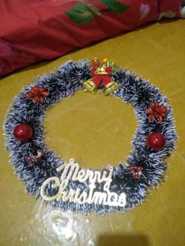 Hiasan Pintu Natal / Pernak Pernik Natal - Lonceng Chris\