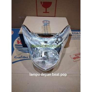 lampu depan reflektor beat pop merk win