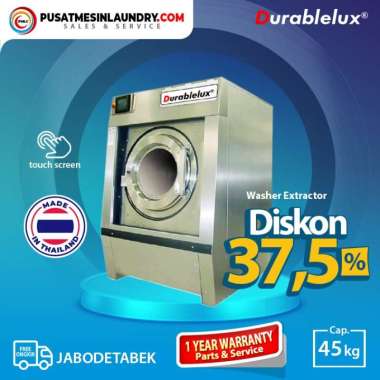 Washer Extractor 30 Kg, Mesin Cuci Laundry Tipe Electric, Durablelux Washer Extractor