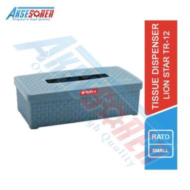 Tempat Tisu Lion Star Taro [TR-12/Small] / Wadah Tisu Panjang Modern Plastik / Kotak Tissu Rotan Rua