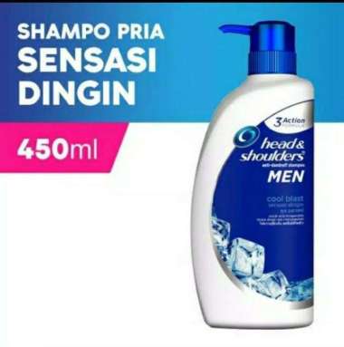 Promo Harga HEAD & SHOULDERS Men Shampoo Cool Blast 450 ml - Blibli