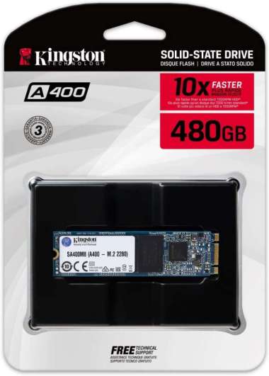 Kingston SSD A400 M.2 2280 480GB Sata3 - SA400M8 M2 480 GB Sata 3