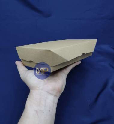 Lunch Box Kraft / Paper Lunch Box Kraft LARGE - 50pcs