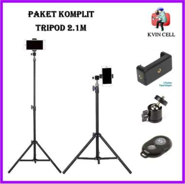 TRIPOD HP / TRIPOD HANDPHONE / TRIPOD RING LIGHT / TRIPOD 2 METER 100 % ORIGINAL Multicolor