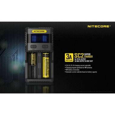 Nitecore SC2 Fast Charger Speedy - Authentic black
