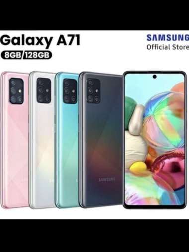 SAMSUNG A71 RAM 8/128GB GARANSI RESMI HITAM
