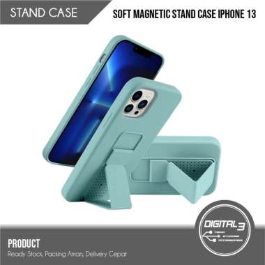 Kick Stand Case Magnetic TPU Casing Iphone 13 Pro / Pro Max iPhone 13 Pro Mint