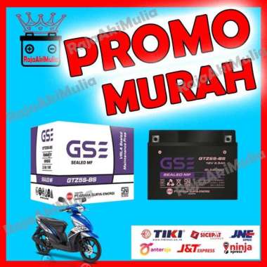Aki Motor Honda Vario Beat Scoopy Spacy Gtz5S Gs E Aki Kering Mf