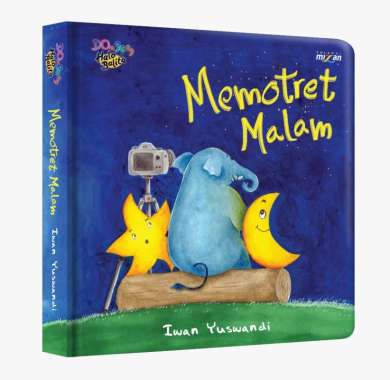 Mizan Buku Anak Dongeng Halo Balita: Memotret Malam (Boardbook)