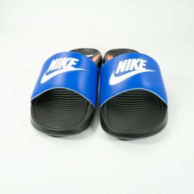 dark blue nike slides