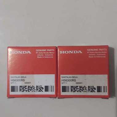 Laher bearing roda depan honda win Original HB 6300 RS( 1SET)2 PCS