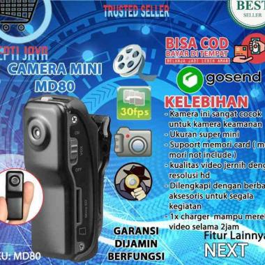 Kamera Mini MD80 Spy Camera Video Recorder Thumb Mini DV DVR Hidden Kamera Pengintai Tersembunyi Hit
