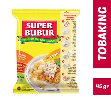 Super Bubur Ayam Bubur Instan 45gr HALAL