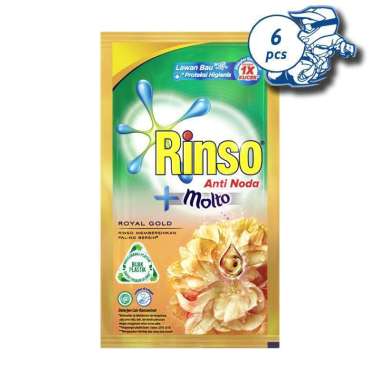 Promo Harga Rinso Liquid Detergent + Molto Royal Gold 40 ml - Blibli