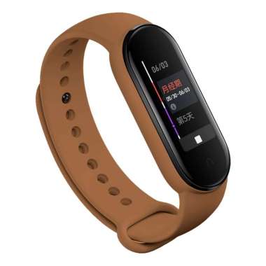 Finchy Silicone Strap For Xiaomi Mi Band 5 Mi Band 6 Sporty Replacement Wristband Xiaomi Mi Band 6 B