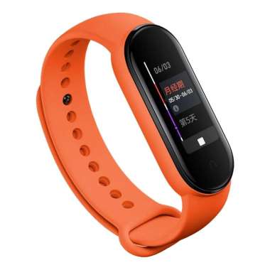 Finchy Silicone Strap For Xiaomi Mi Band 5 Mi Band 6 Sporty Replacement Wristband Xiaomi Mi Band 6 O
