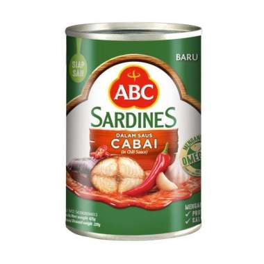 ABC Sarden Saus Cabai 425 g per kaleng