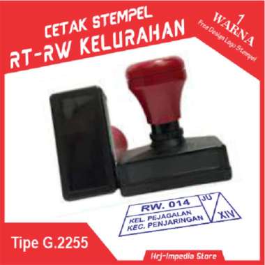 Cetak Stempel Otomatis Ukuran Standar Stempel RT/RW | Stempel Warna