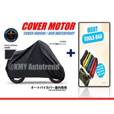 harga Cover Motor Yamaha Khusus Indoor Sarung Selimut Aksesoris Yamaha Lexi S Matte Red - Hitam + Tolbag Blibli.com