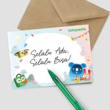 Kartu Ucapan Tokopedia Anak- 1 Pcs