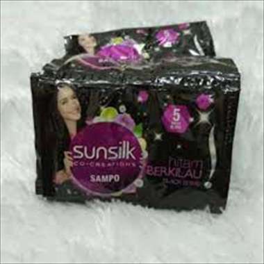 Sunsilk Shampoo Black Shine 9 Ml 12 Sachet