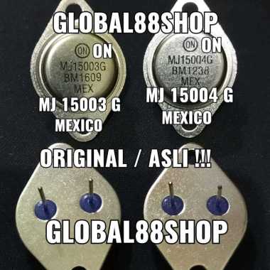 TR TRANSISTOR FINAL JENGKOL MJ15003/15004 MJ 15003 15004 MEXICO ORIGINAL ASLI