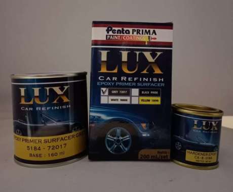 Epoxy Lux Primer Surfacer 200 CC Grey / abu-abu / cat dasar