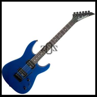 Gitar Guitar Jackson JS Dinky JS12 Amaranth FB Metallic Blue Elektrik