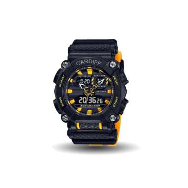 CARDIFF Dual Time 2102 Series Jam Tangan Sport Pria Water Resist